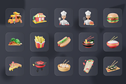 3D Food Icons, a 3D by Flat Icons (Thumbnail 8 of 8)