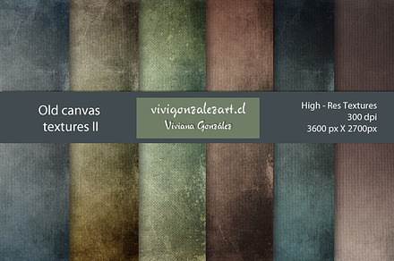 Old canvas textures II