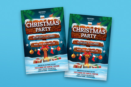 Christmas Party, a Print Template by DesignWorkz