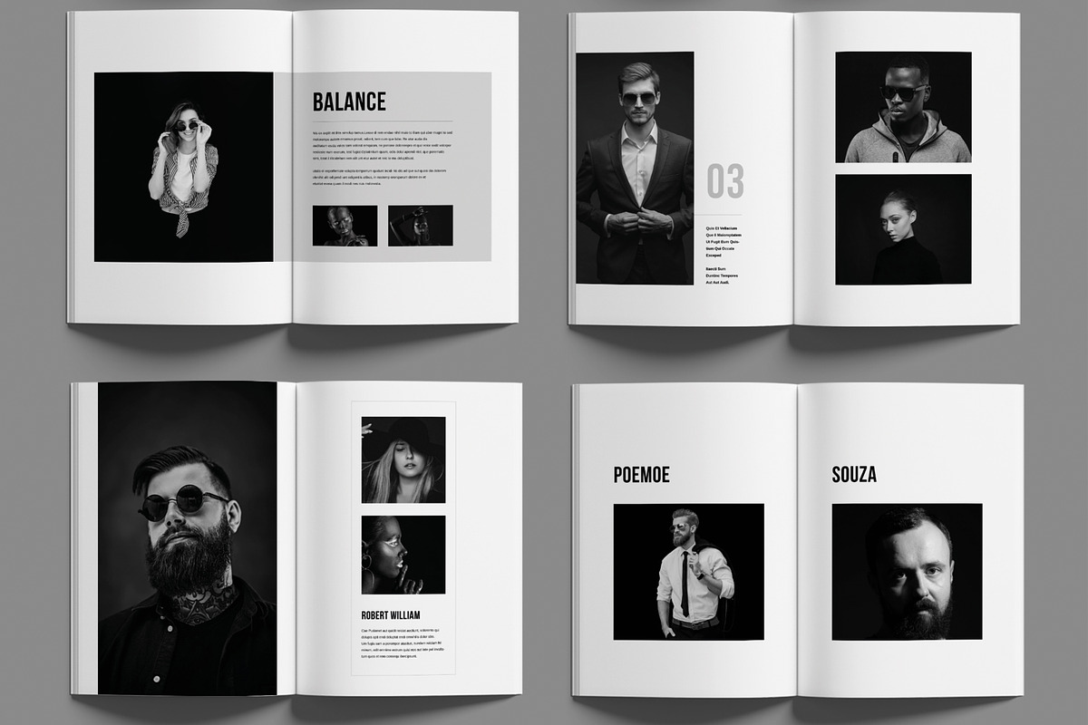 Editorial Lookbook Layout Template, a Brochure Template by MightyDesign (Photo 3 of 6)