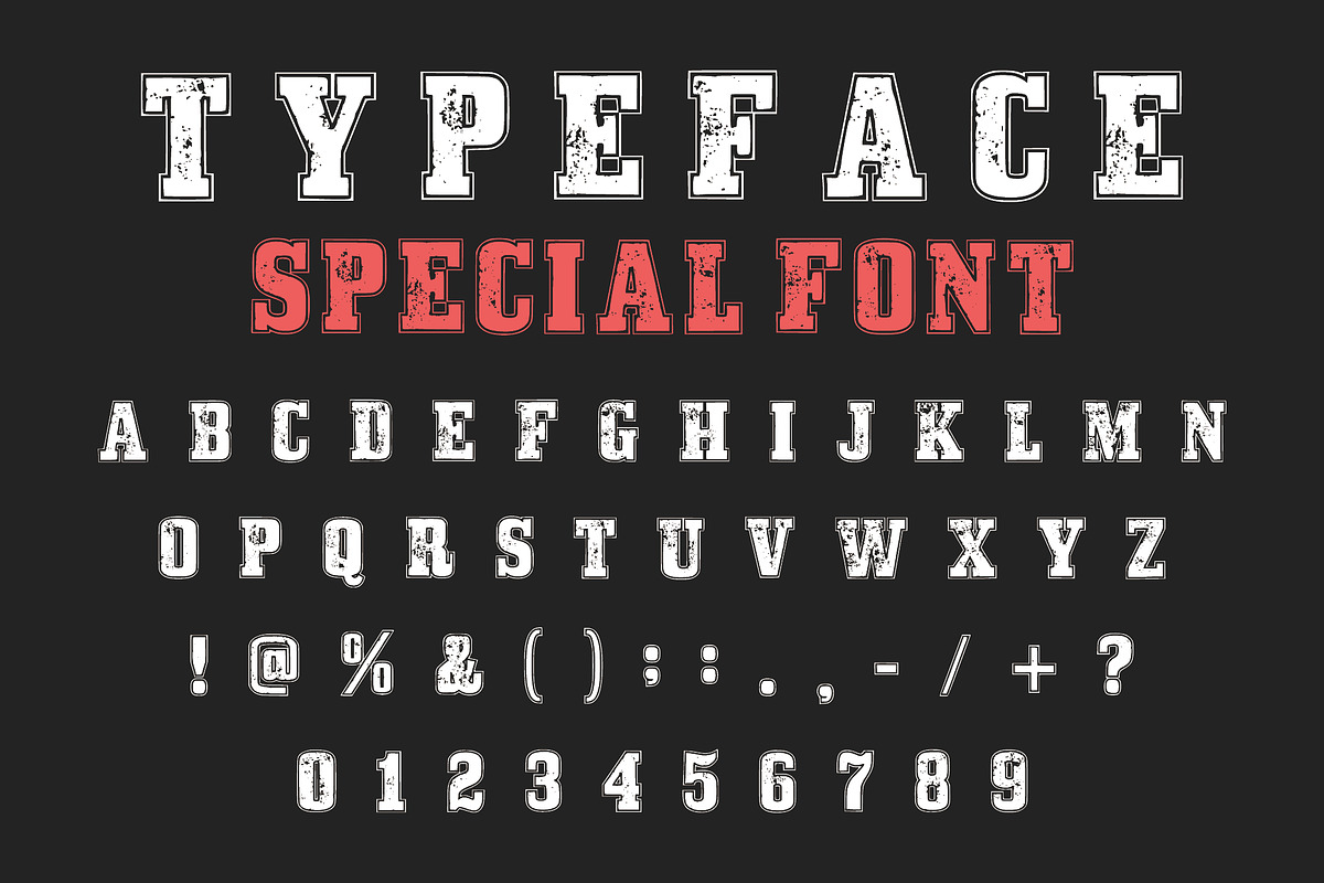 Campus Stamp, a Slab Serif Font by Limited.studio (Photo 4 of 4)