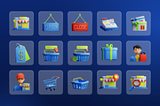 3D Shopping Icons, a Characters & Person 3D Model by Flat Icons (Thumbnail 8 of 8)