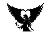 Cupid Angel Valentine Vector Bundle, an Illustration by jahid234 (Thumbnail 38 of 47)