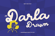 CS Darla Drawn, a Script Font by Craft Supply Co. (Thumbnail 1 of 8)