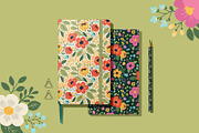 Spring Florals | Clipart and Pattern, a Decorative Illustration by Leysan Shayak (Thumbnail 9 of 12)