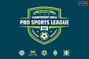 Sports Crest Badge Graphic, a Branding & Logo Template by Ember Studio (Thumbnail 2 of 3)
