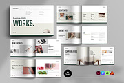 Works | Portfolio Template Landscape, a Brochure Template by Spark_Creative (Thumbnail 1 of 14)