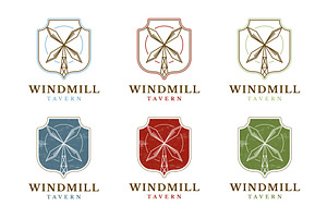 Windmill Tavern Logo Template