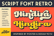 Hindira, a Script Font by ahweproject (Thumbnail 1 of 15)