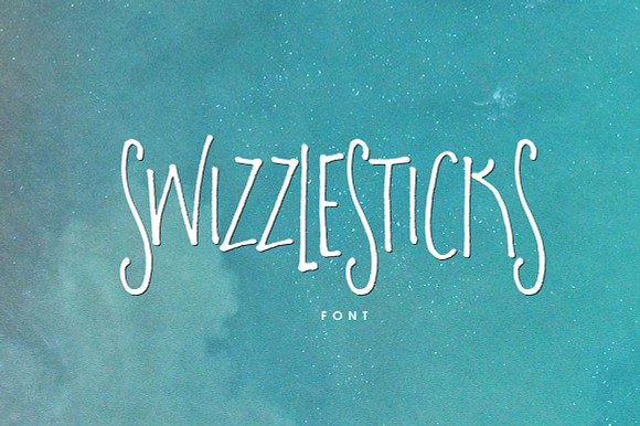 Swizzlesticks Font preview 7