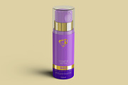 Airless Pump Cosmetic Bottle Mockup, a Cups & Container Mockup by Digitalphaser (Thumbnail 4 of 5)