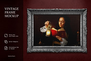 Vintage Classic Frame Mockup, a Product Mockup by Shyeno (Thumbnail 1 of 8)