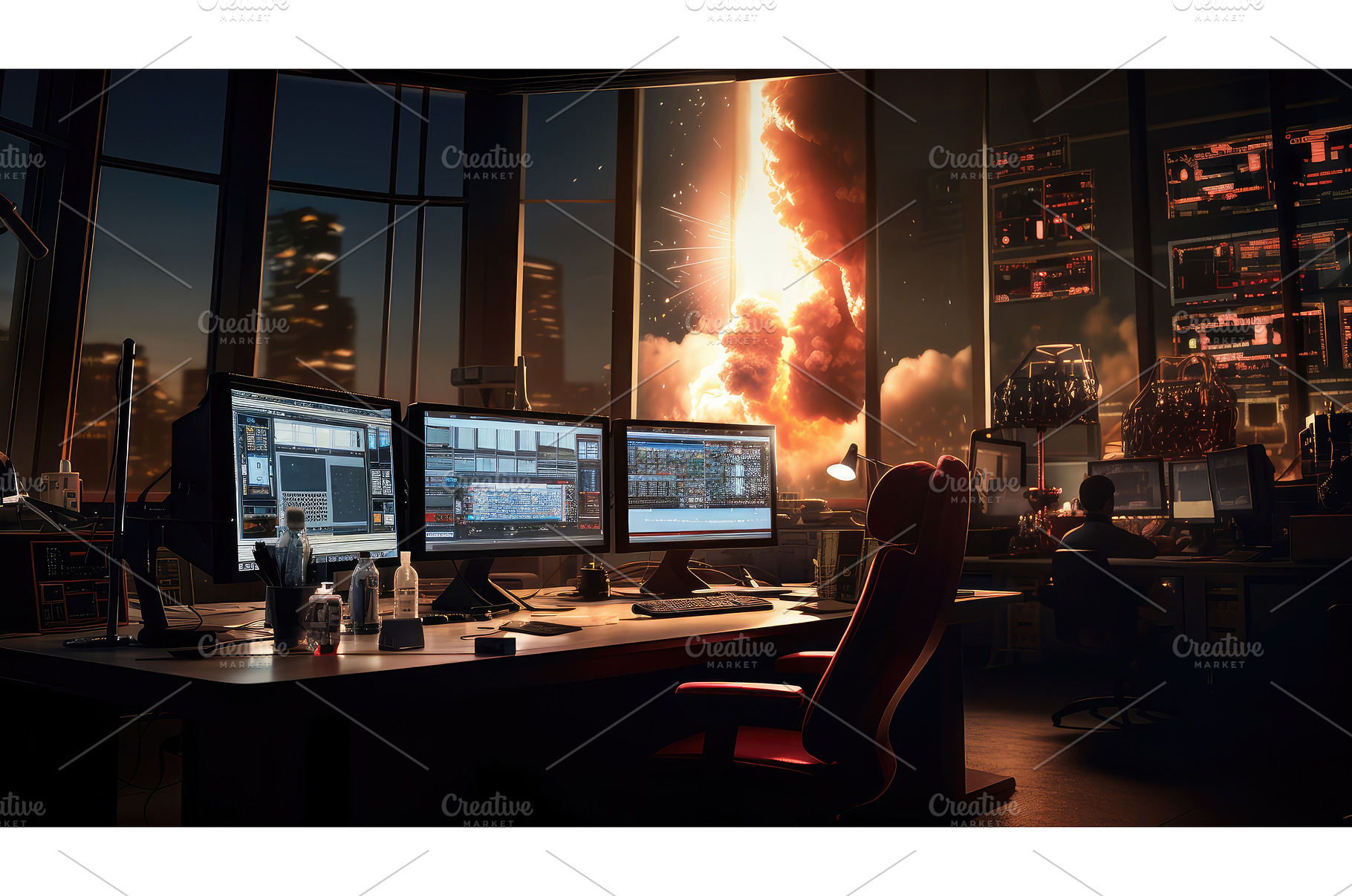 control rocket stars ai generated, a Technology Photo by pikepicture