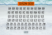 JEUSZAK FONT, a Sans Serif Font by Kreabie (Thumbnail 6 of 8)