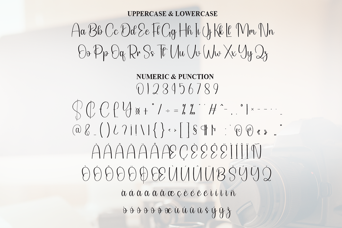 Photography | Script Font, a Handwritten Font by Scratchones (Photo 7 of 9)