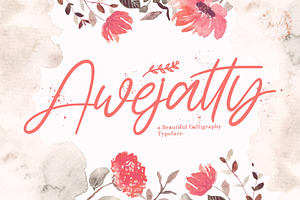 Awejatty - Handwritten Font