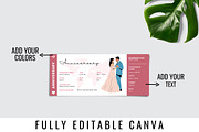 Anniversary Ticket Canva Templates, a Card Template by Snapybiz (Thumbnail 5 of 10)