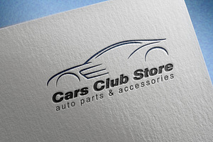 Cars Club Store Logo