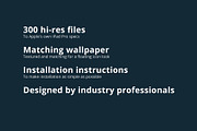 300 Dark Teal Minimal iOS Icon Pack, an Icon by A Good Design Studio (Thumbnail 4 of 4)