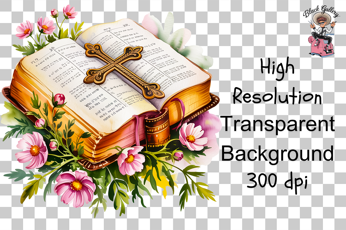 Vintage Bible PNG Bundle, a Graphic by Clipart Studio (Photo 8 of 11)