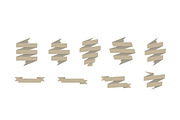 Flat Vector Ribbons, an Object Graphic by kulturrrno (Thumbnail 3 of 8)