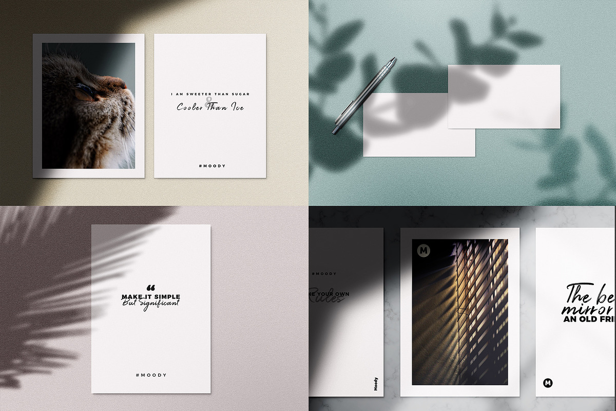 Huge Moody Shadow Bundle, a Books & Magazine Mockup by AndrewPixel (Photo 21 of 30)