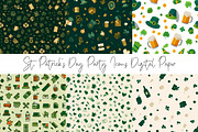 St. Patrick’s Day Party Icons Patter, a Texture Illustration by DreamPrint404 (Thumbnail 5 of 8)