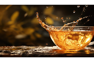 summer water tea drink pouring ai, a Food & Drink Photo by pikepicture