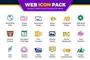 Web Icons Pack | Website Vector Icon, an Outline Icon by ContestDesign (Thumbnail 1 of 4)