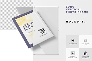 Long Vertical Photo Frame Mockups