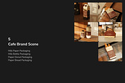 Cafe Set - Branding Mockup, a Packaging Mockup by Arvalamockup (Thumbnail 9 of 13)