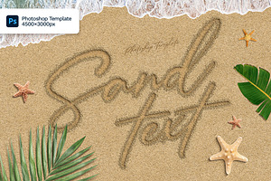 Sand Text Effects, a Layer Style Add-On by Andrew Skoch Design