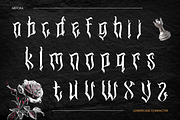 Mefora - Blackletter Logo Font, a Blackletter Font by Nirmana Visual (Thumbnail 3 of 8)