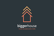 Bigger House Logo, a Branding & Logo Template by MLJ studios (Thumbnail 2 of 3)