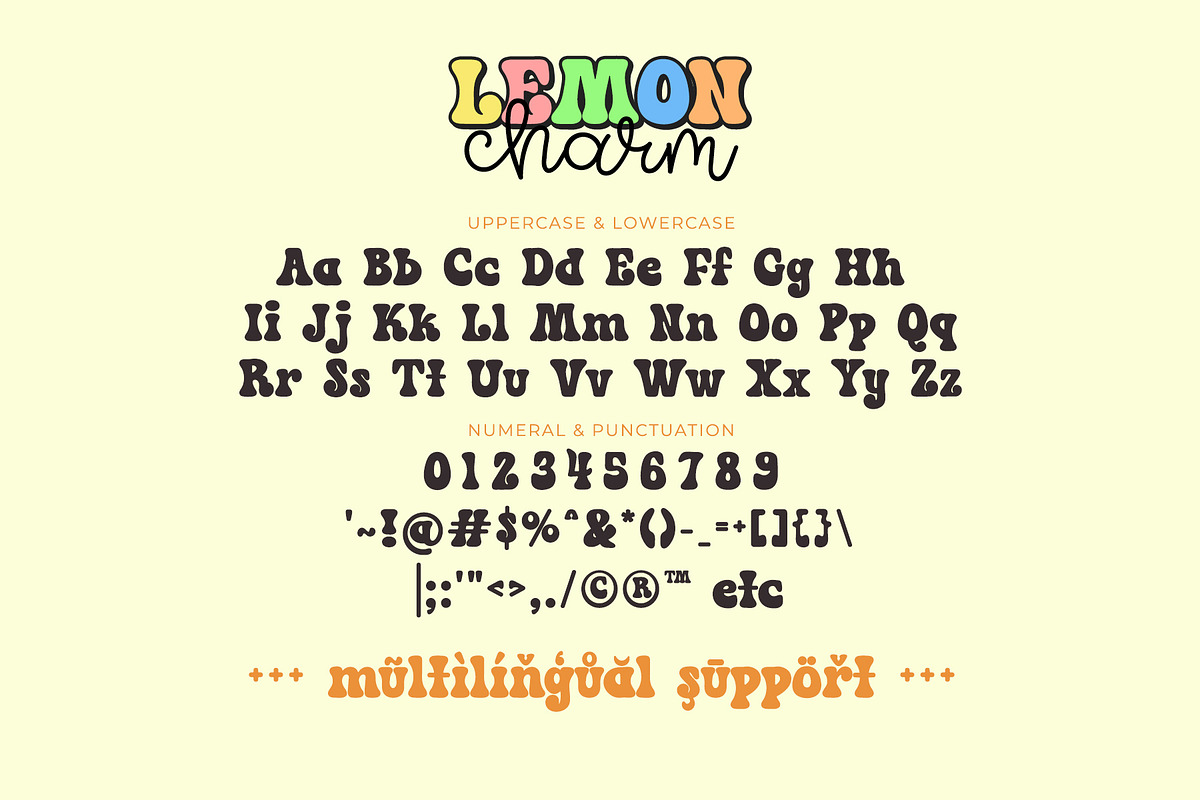Lemon Charm - Cute Font Duo, a Handwritten Font by Airotype (Photo 9 of 11)