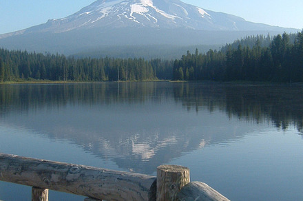Mountain Reflection on Lake