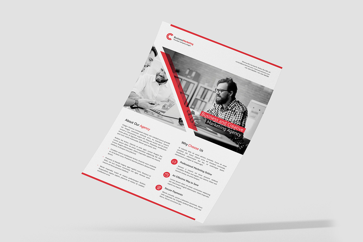Business Marketing Flyer Template, a Flyer Template by artbart (Photo 4 of 8)