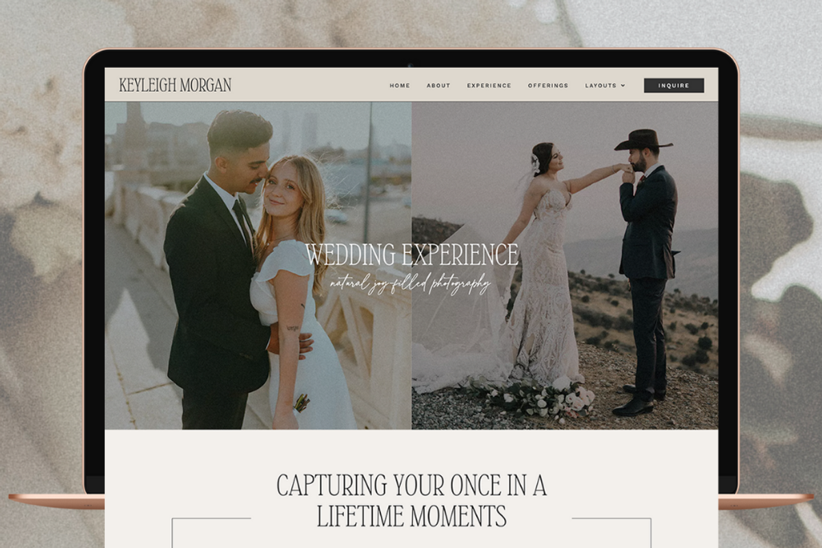 Keyleigh Photography WordPress Theme, a WordPress Template by Pix & Hue (Photo 2 of 5)