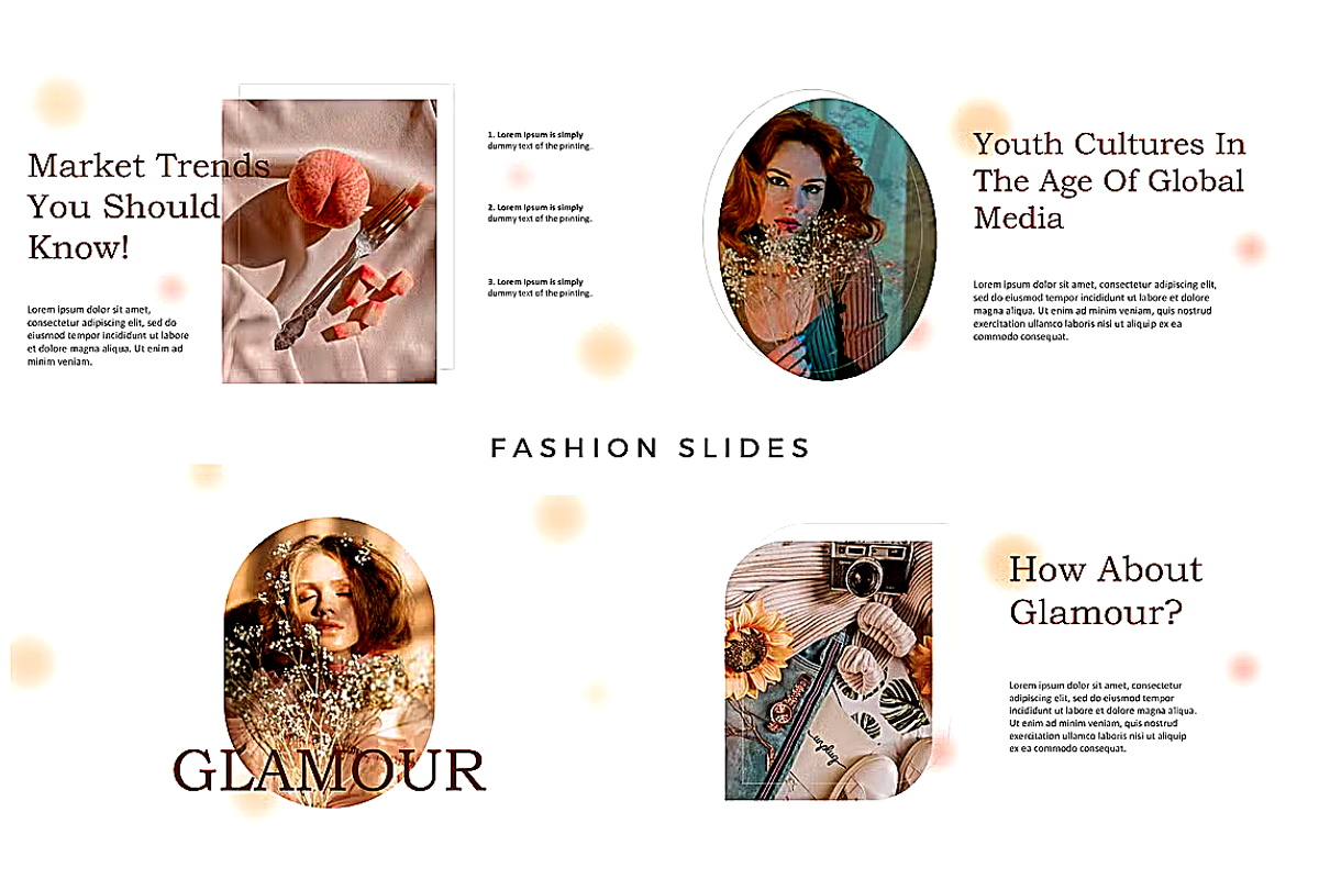 Glamour Powerpoint Template, a Presentation Template by PaperMoon (Photo 3 of 4)