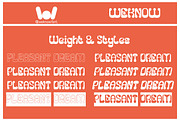 Pleasant Dream font, a Font by weknow (Thumbnail 7 of 8)