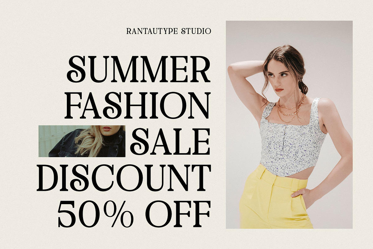 Klasiga Modern Classy Serif Font, a Serif Font by RantautypeStudio (Photo 9 of 17)