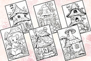 Charming Rat House Coloring Pages, an Illustration by Catchy Ideaz (Thumbnail 2 of 3)