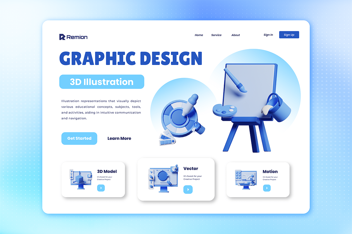 Graphic Design 3D, an Object 3D Model by kerismaker (Photo 6 of 9)