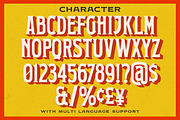 The Scriledge Layered Display Font, a Serif Font by Letterhend Studio (Thumbnail 7 of 8)