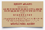 Djezzy Milano Vintage Font, a Serif Font by Bayuktx (Thumbnail 13 of 14)