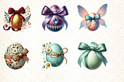 Easter Egg Clipart, Easter Clipart, an Illustration by DreamCafeArt (Thumbnail 4 of 5)