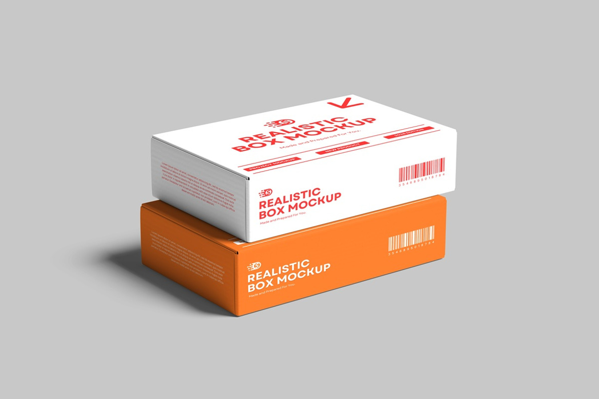 High Quality Box Mockup, a Packaging Mockup by AndikaGraphic (Photo 3 of 5)