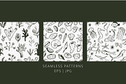 INKED SEALIFE hand drawn vector set, an Animal Illustration by Lena Nikolaeva (Thumbnail 10 of 11)