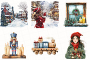Classic Christmas Clipart, an Illustration by OK Design (Thumbnail 4 of 5)
