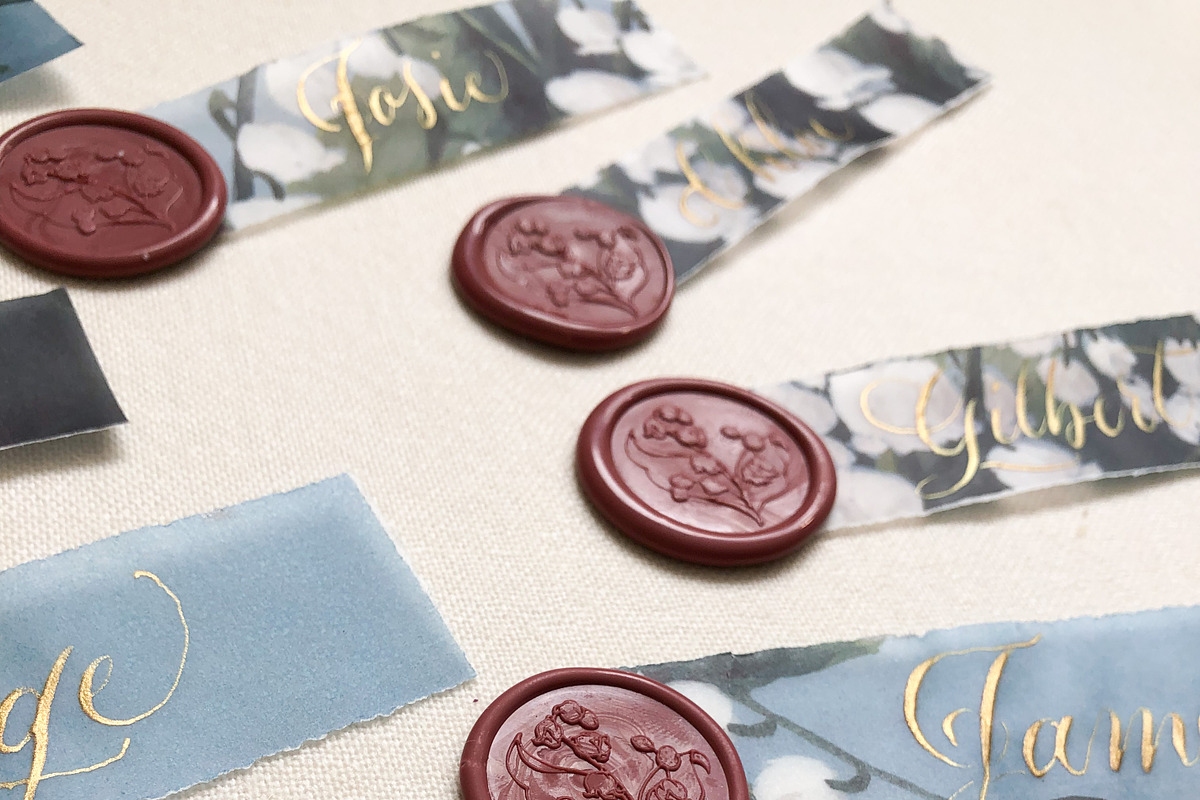 Floral Painted Envelope Liner, a Graphic by Blushed Design by Katrina (Photo 3 of 9)